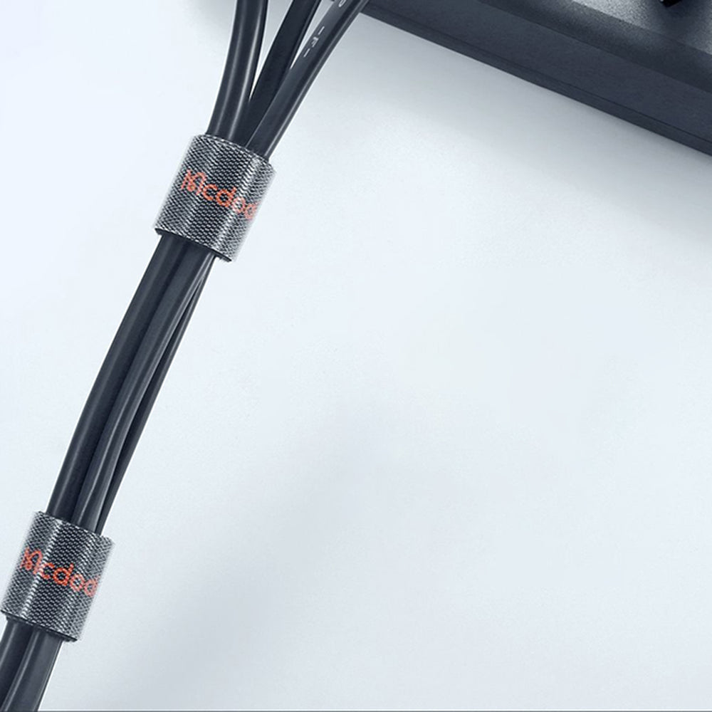 Kabelorganizer McDodo VS-0961 Belt, Velcro, 3m, Zwart