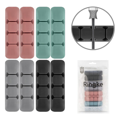 Ringke Kabel Organizer, Set van 8 Stuks, Diverse Kleuren