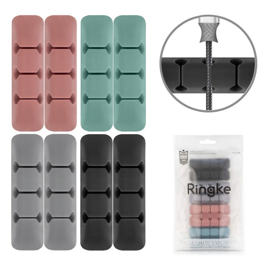 Ringke Kabel Organizer, Set van 8 Stuks, Diverse Kleuren