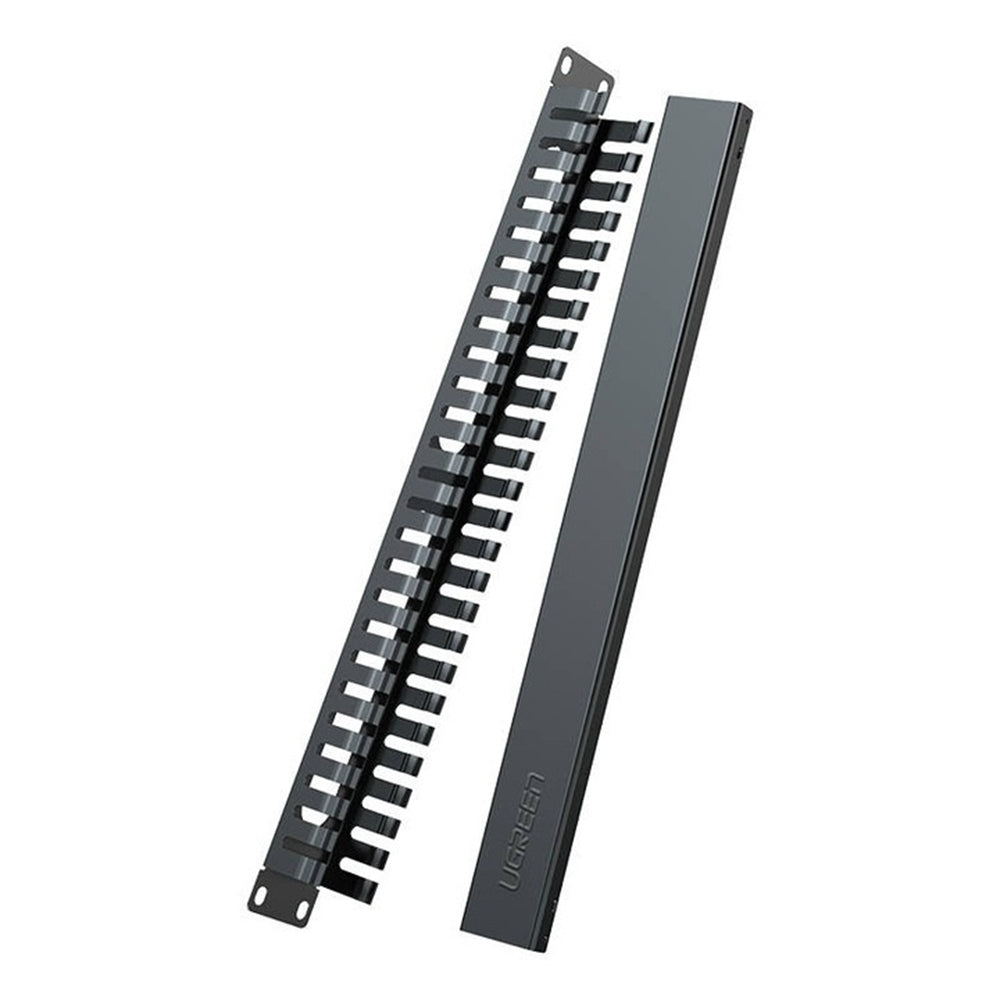 UGREEN NW128 Kabelorganizer, 24 Poorten, Zwart