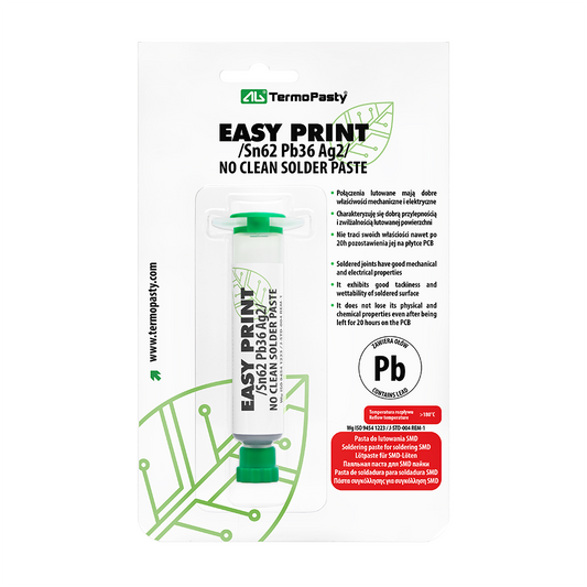Flussmiddelpasta AG Termopasty Easy Print, 20g ART.AGT-024