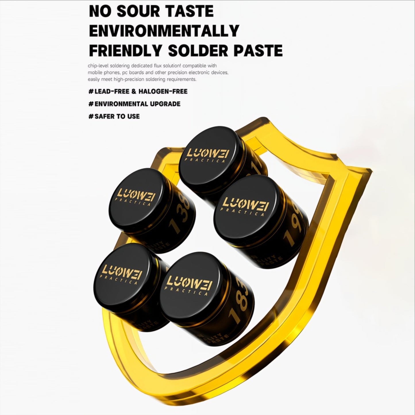 Flussmiddelpasta Luowei LW-SP3, 30g, Smeltpunt 183 graden