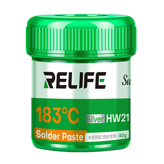 Flussmiddel Pasta Relife HW21, 40g, Smeltpunt 183 Graden