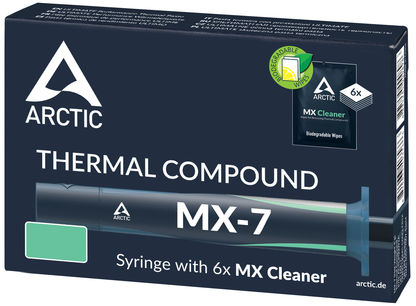 Thermische pasta ARCTIC MX-7 + MX Cleaner doekjes, spuittype, 4g ACTCP00092A