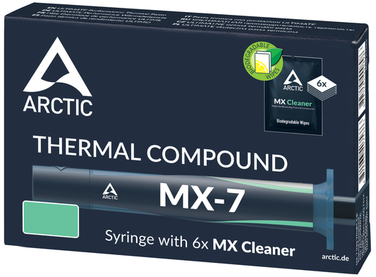 Thermische pasta ARCTIC MX-7 + MX Cleaner doekjes, spuittype, 4g ACTCP00092A