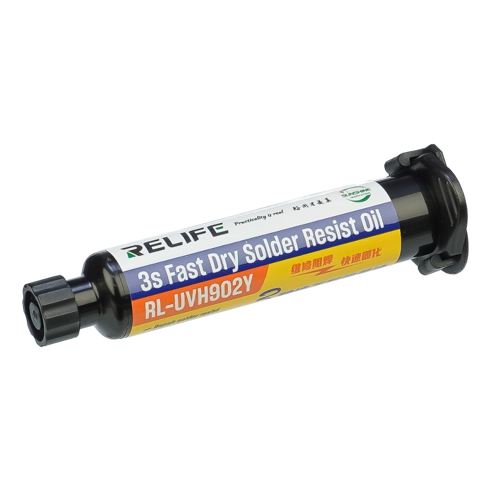 UV Maskerpasta Relife RL-UVH902Y, 10ml, Geel
