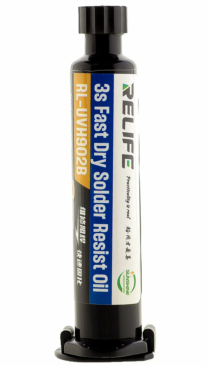 UV-maskerpasta Relife RL-UVH902B, 10ml, Zwart