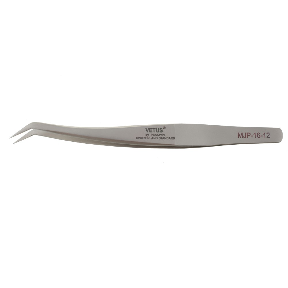 Gebogen pincet Vetus MJP-16-12