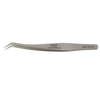 Gebogen pincet Vetus MJP-16-12