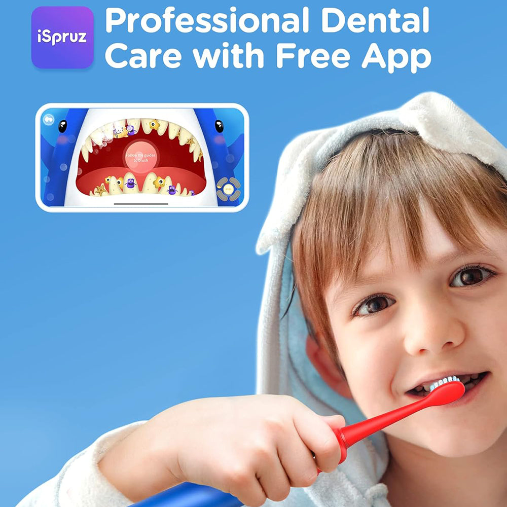 Elektrische Tandenborstel Bitvae BVK7S Kids, Blauw Rood