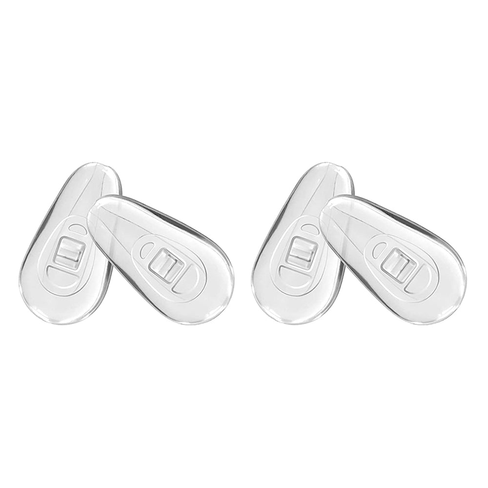 Siliconen Neuskussentjes Bril Techsuit NPT1, Set van 2 stuks, Transparant