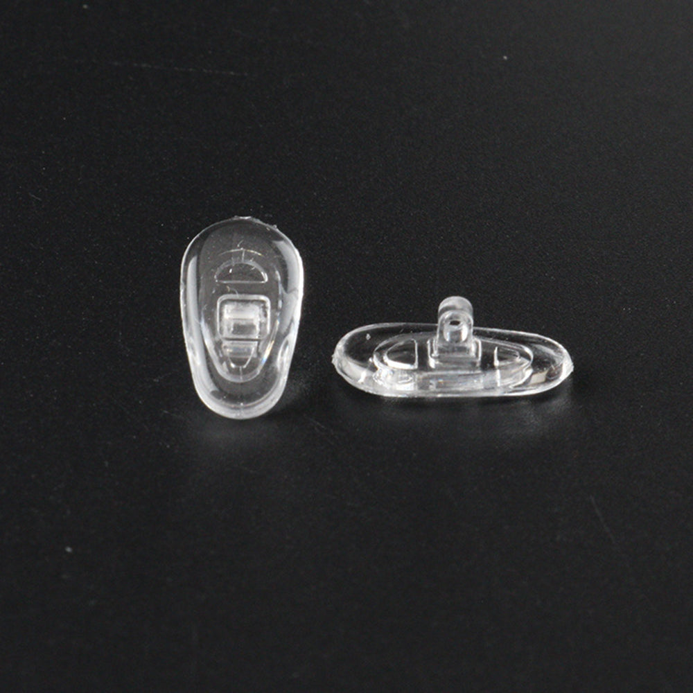 Siliconen Neuskussentjes Bril Techsuit NPT1, Set van 2 stuks, Transparant