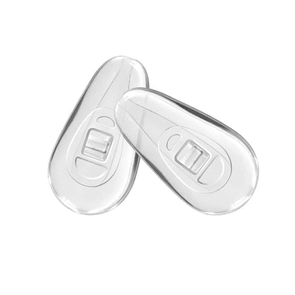 Siliconen neuspads voor brillen en Techsuit ST1 schroevendraaier, Set van 10 stuks, Transparant