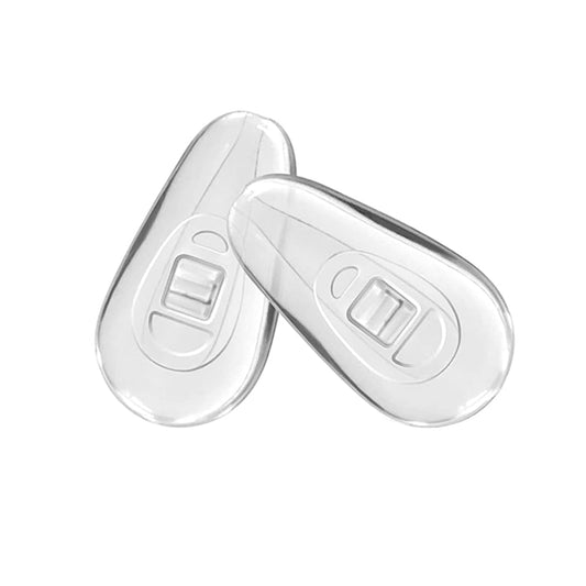 Siliconen neuspads voor brillen en Techsuit ST1 schroevendraaier, Set van 10 stuks, Transparant