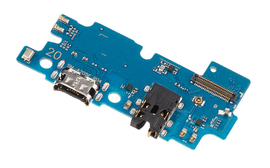 Laadconnectorplaat - Audio - Microfoon Samsung Galaxy A20 A205