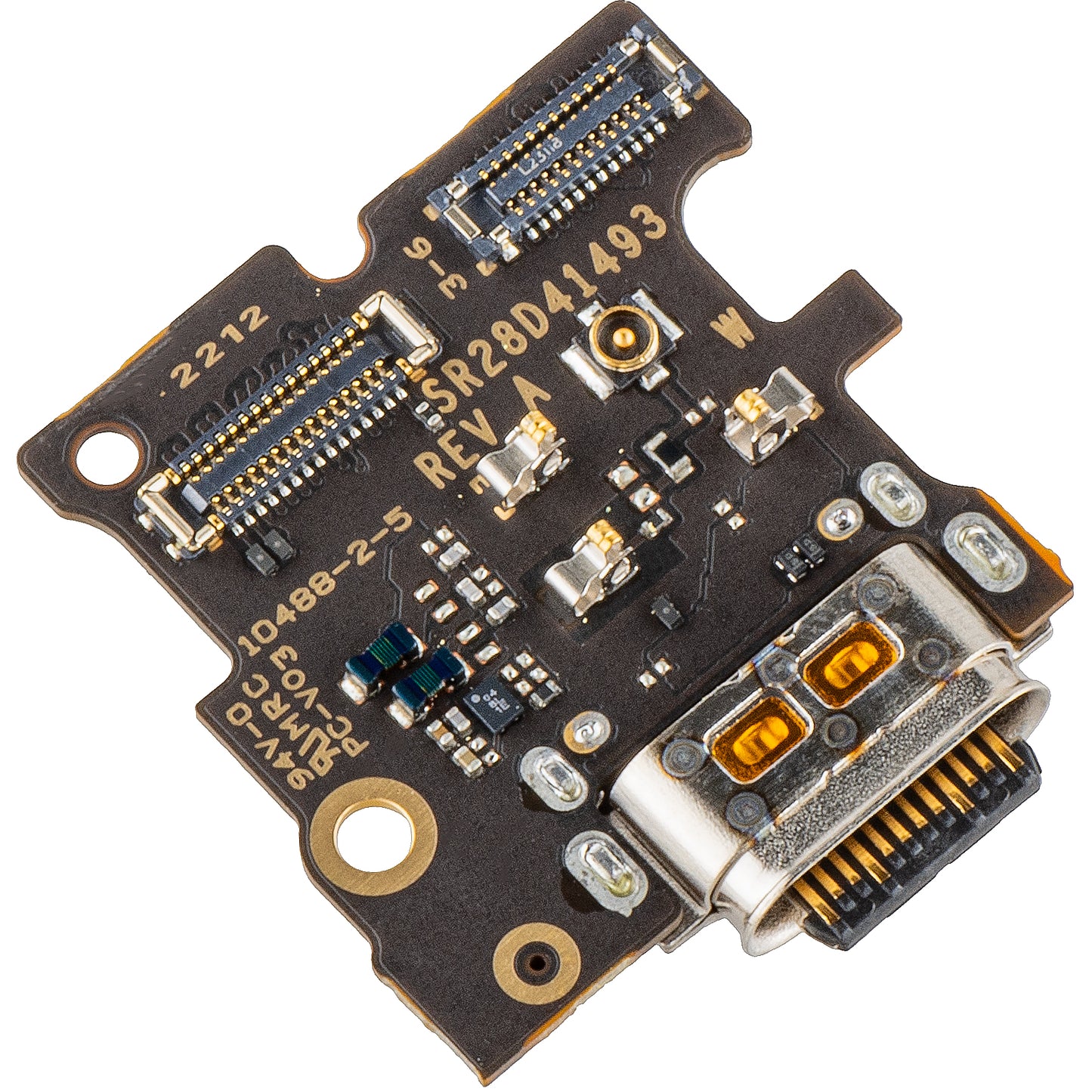 Charging Connector Board - Microphone Motorola Edge 30 Pro, Service Pack 5P68C20260