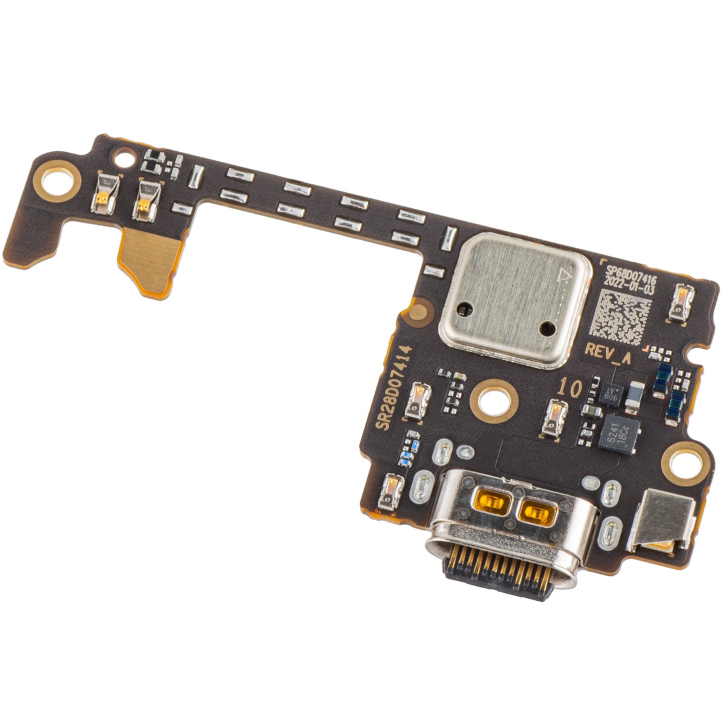 Motorola Edge 20 Pro Microfoon Oplaadconnector Board, Service Pack 5P68C19224 