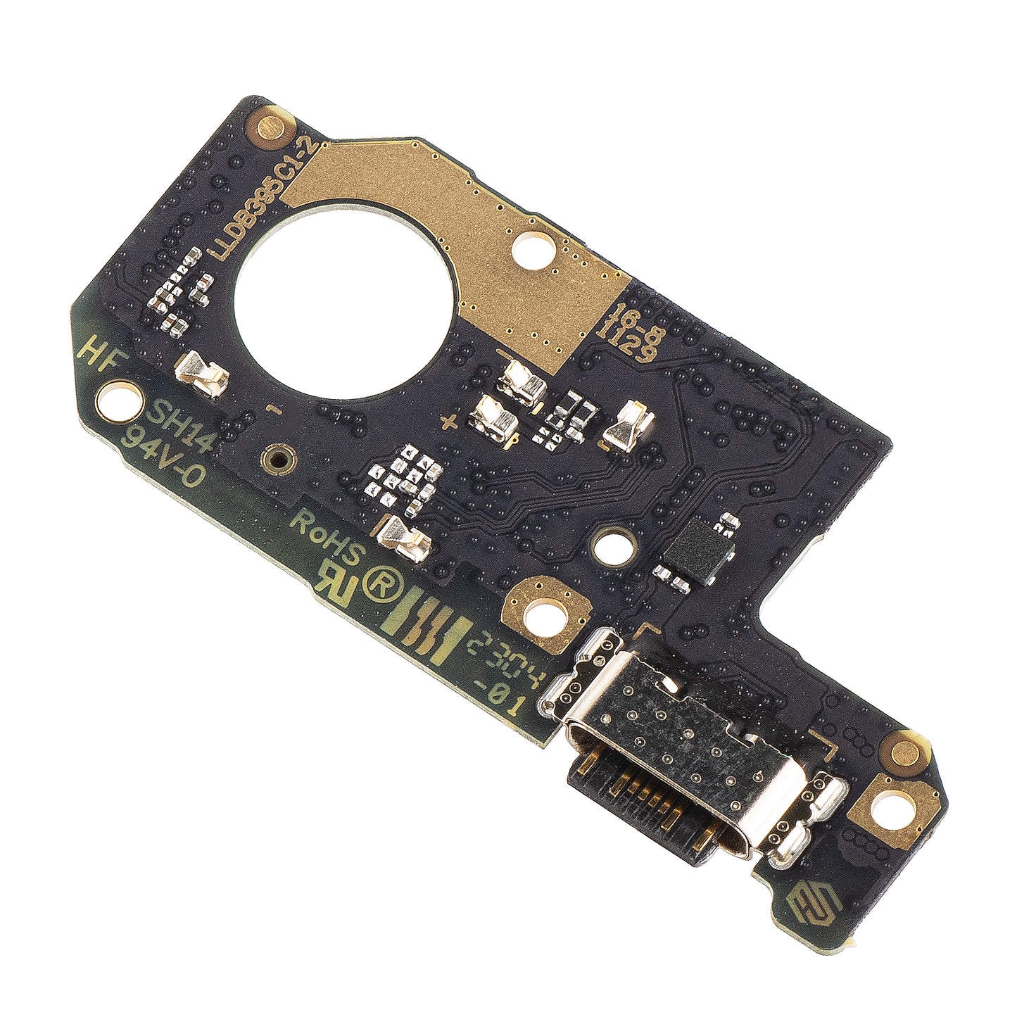 Xiaomi Redmi Note 12 - Xiaomi Redmi Note 12 Oplaad Connector - Microfoon Aansluitplaatje 