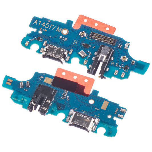 Laadconnector - Audio - Microfoonplaat Samsung Galaxy A14 A145, Niet-Europese versie