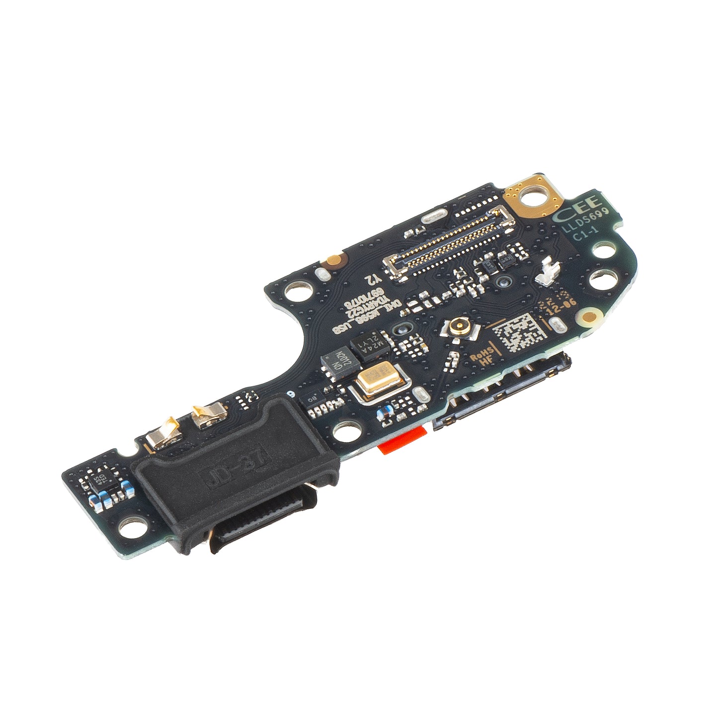 Printplaat met oplaadconnector - Microfoon - SIM-leesmodule Huawei nova Y90, Service Pack 02355BPM