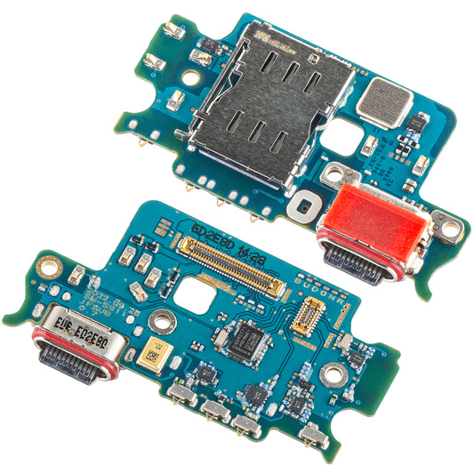 Charging Connector Board - Microphone - SIM Reader Module Samsung Galaxy S23 S911, Swap GH96-15629A