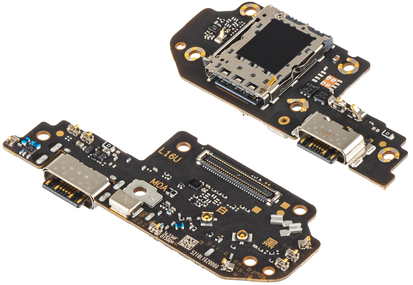 Laadconnector - Microfoon - SIM-lezer Module Xiaomi Poco X4 GT, Service Pack 5600020L1600