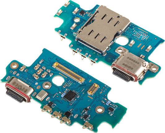 Laadconnectorplaat - Microfoon - SIM-lezer module Samsung Galaxy S24+ S926