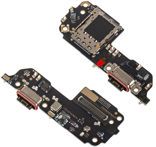 Laadconnectorplaat - Microfoon - SIM-lezer module Xiaomi Redmi Note 14 Pro+ 5G