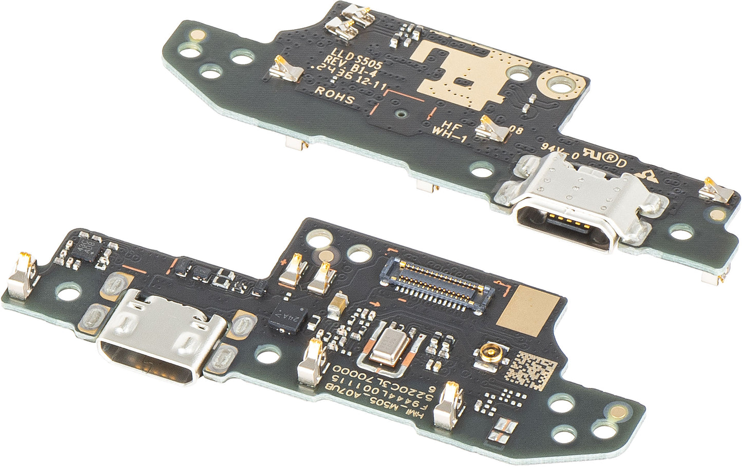 Laadconnector - Microfoonkaart Xiaomi Redmi 9AT / 9C / 9A / Poco C3, Service Pack 5600090C3L00