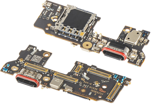 Laadconnector - Microfoon - SIM-lezer Module Motorola Edge 70 Ultra / Signature, Service Pack 5B28C31906