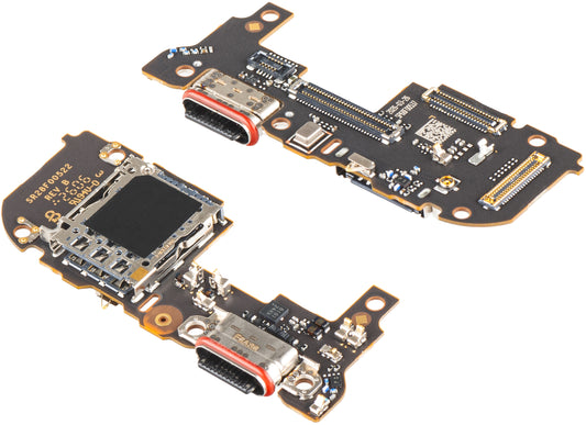 Laadconnector - Microfoon - SIM-lezer Module Motorola Edge 70 Pro, Service Pack 5B28C32413