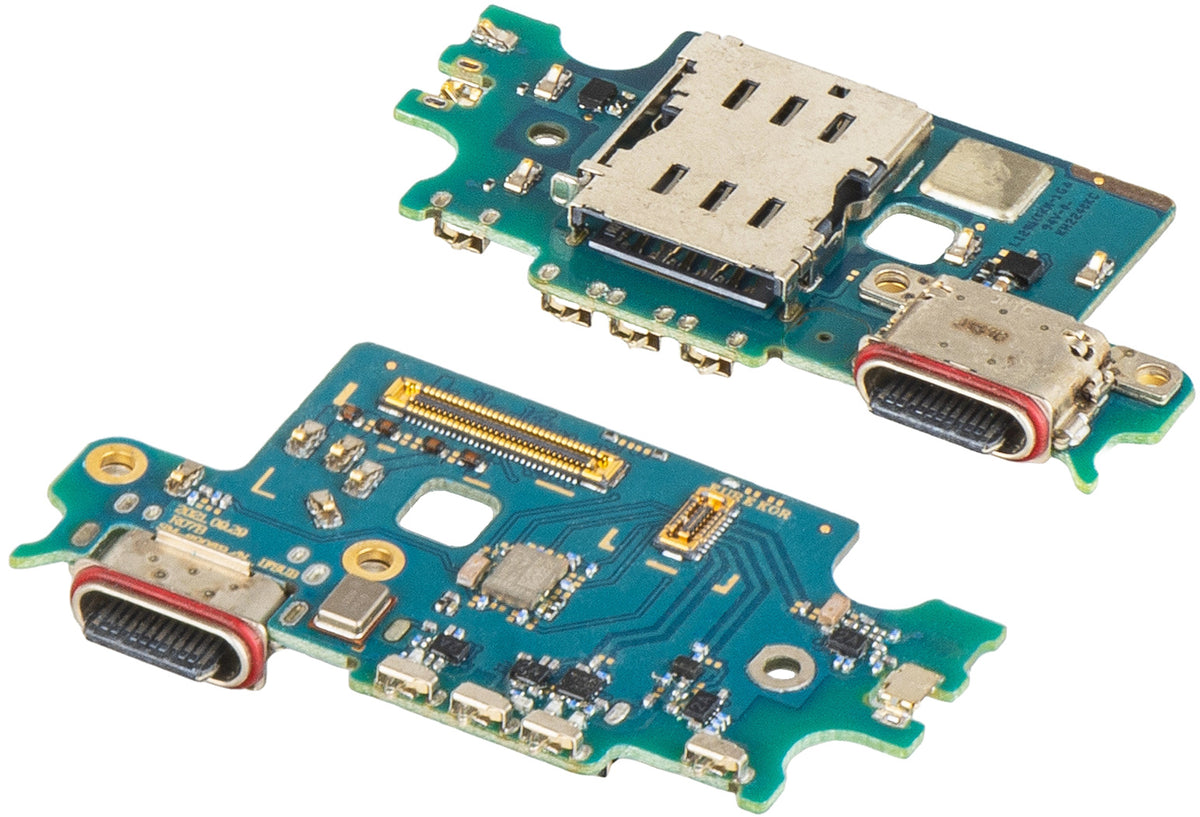 Laadconnectorplaat - Microfoon - SIM-kaartlezer module Samsung Galaxy S22+ 5G S906