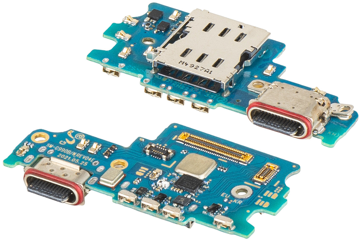 Laadconnectorplaat - Microfoon - SIM-kaartlezer module Samsung Galaxy S21 FE 5G G990