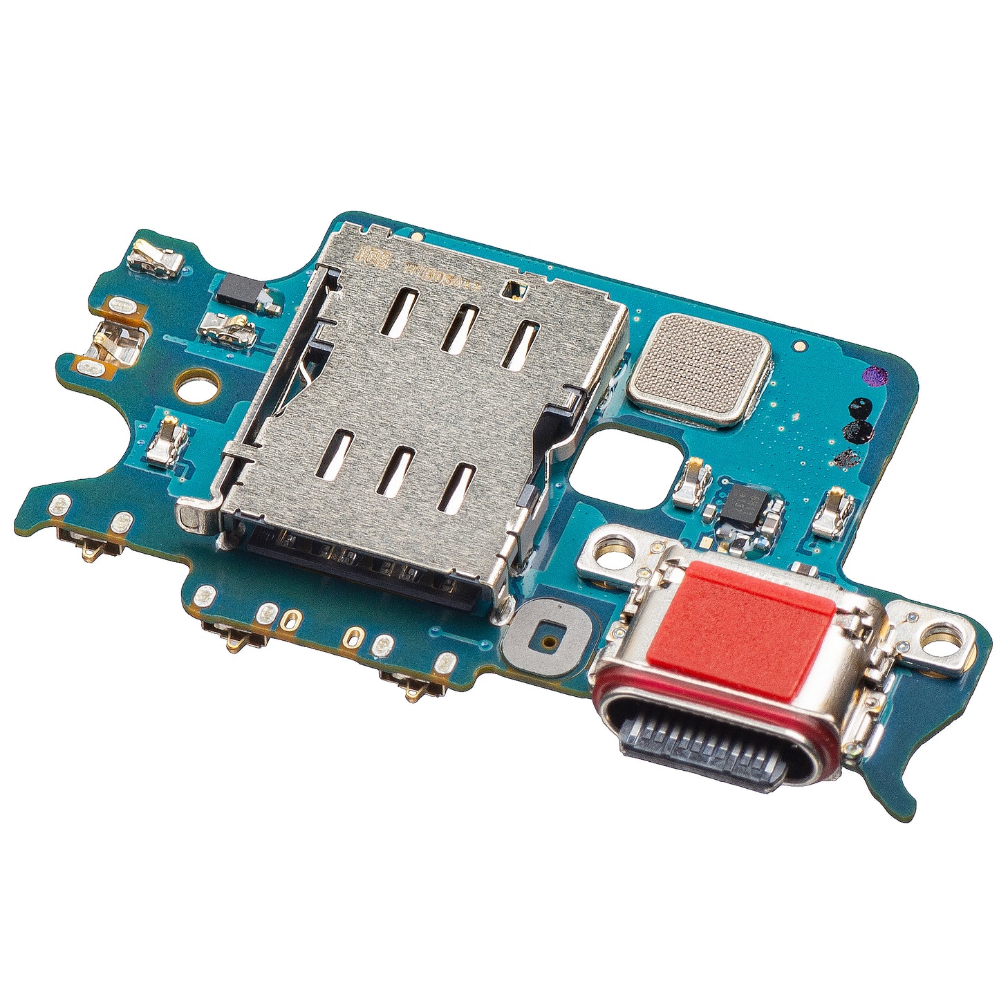 Samsung Galaxy S22 5G S901, Swap GH96-14789A SIM-lezer-module - microfoon - opladen Connector Board met Swap GH96-14789A