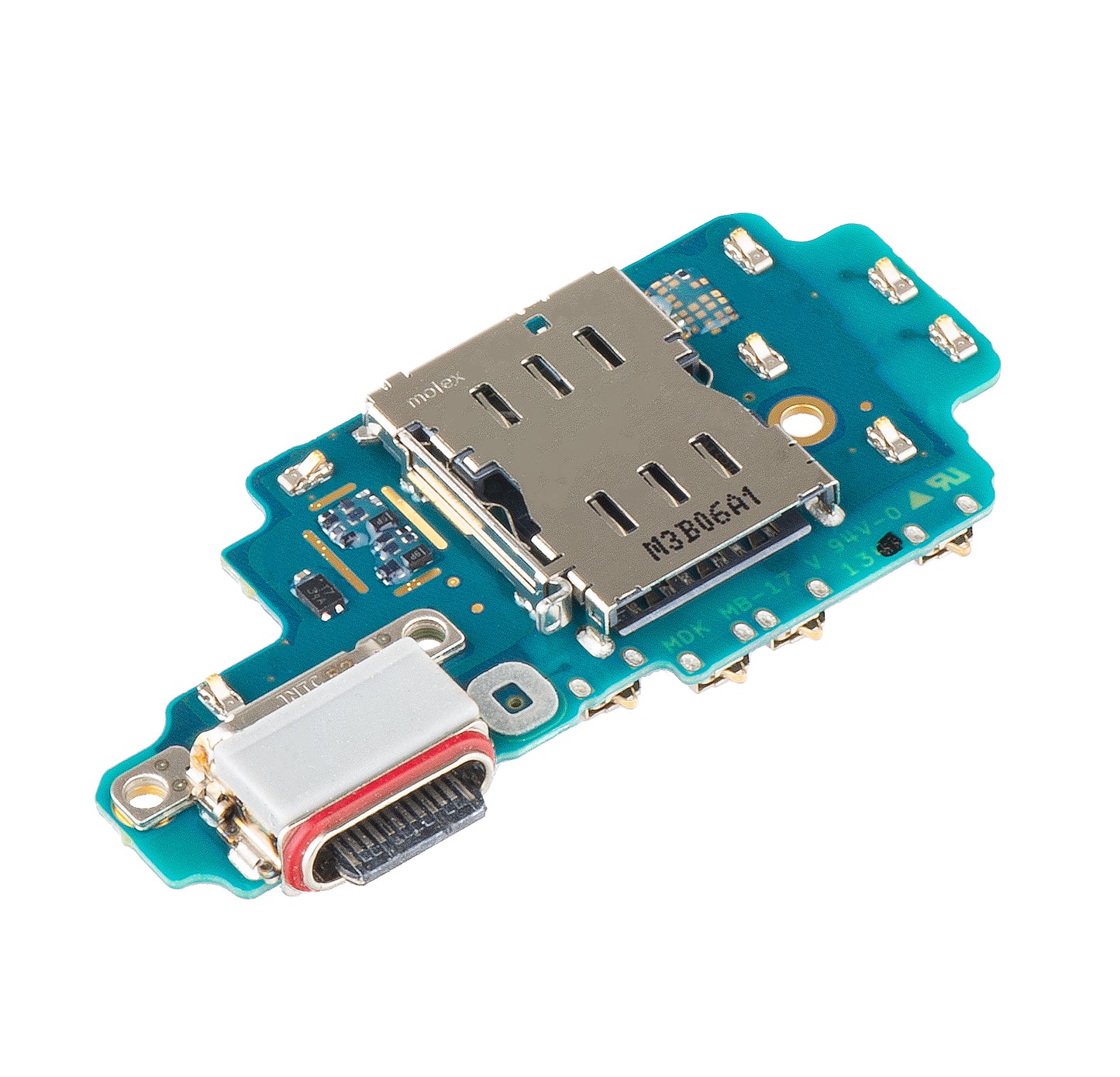 Laadconnector - Microfoon - SIM-lezer Module Samsung Galaxy S24 Ultra S928, Swap GH96-16497A