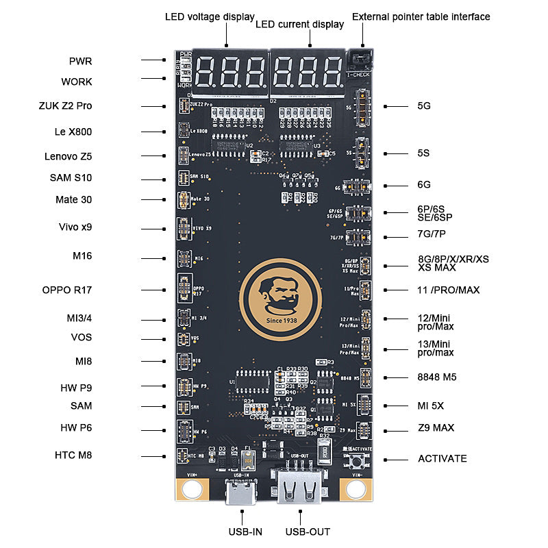 Mechanic BA27 Board Power Supply for Apple iPhone / Android Series