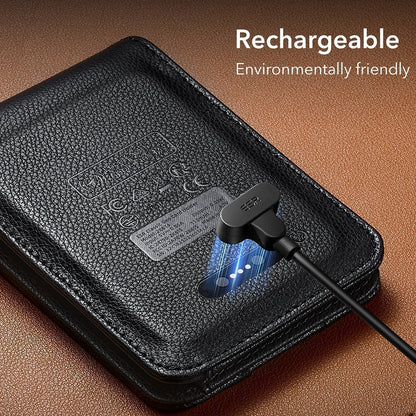 ESR Classic Geo-portemonnee met Find My-functie en RFID-bescherming, Zwart, Herverpakt
