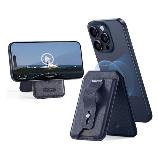 Magsafe portemonnee, ESR, Find my Wallet, Marineblauw