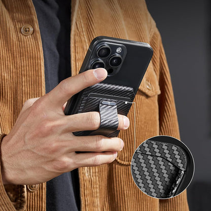 Magsafe Portemonnee, ESR, Find my Wallet Carbon, Zwart