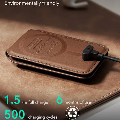 MagSafe Portemonnee, ESR, Findy my Wallet 5C, Bruin