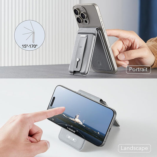 Magsafe portemonnee, ESR, Vind mijn portemonnee, Grijs