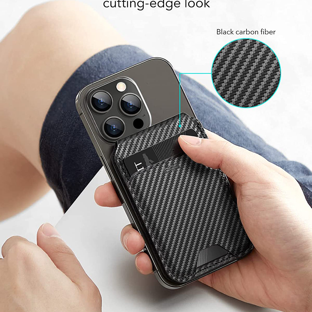 Magsafe Portemonnee, ESR, Stand, Bruin