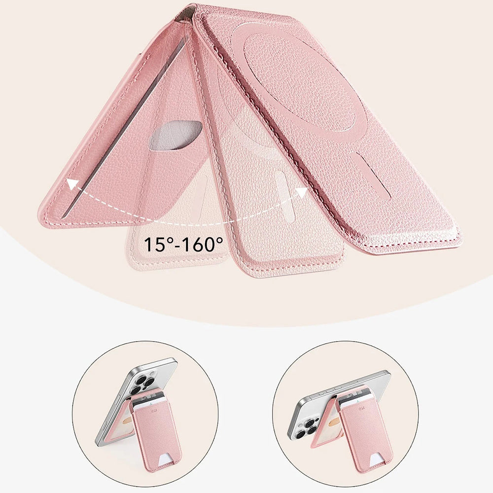 Magsafe Portemonnee, ESR, Stand, Roze