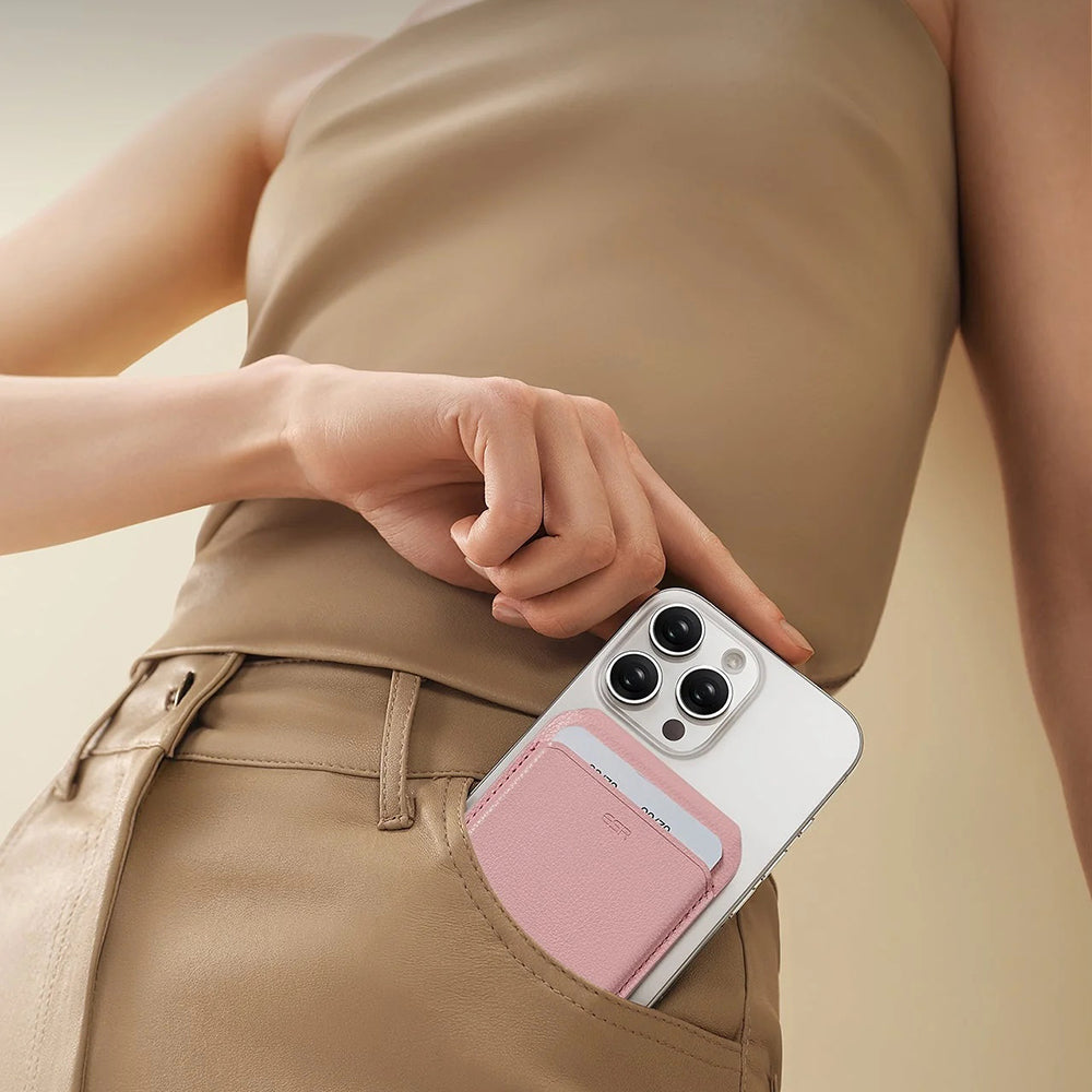 Magsafe Portemonnee, ESR, Stand, Roze