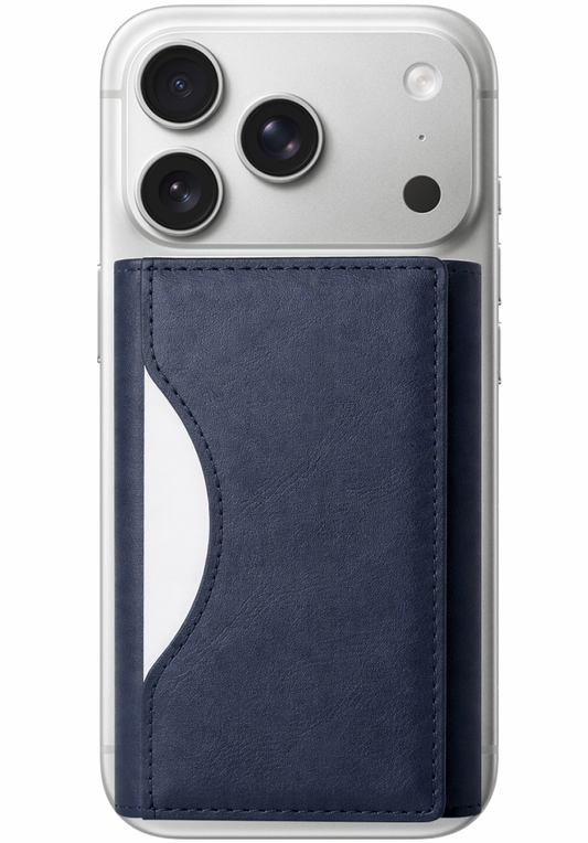 MagSafe-portemonnee, OEM, Triple Wallet, Marineblauw