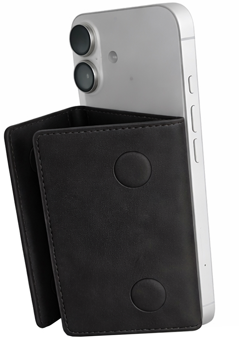 MagSafe-portemonnee, OEM, Triple Wallet, Zwart