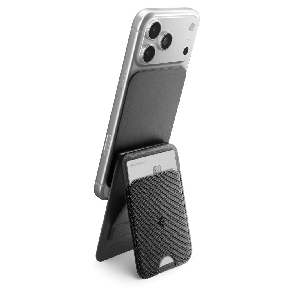 MagSafe Portemonnee, Spigen, Slim Fold Tripod S314-3, Zwart AFA10751