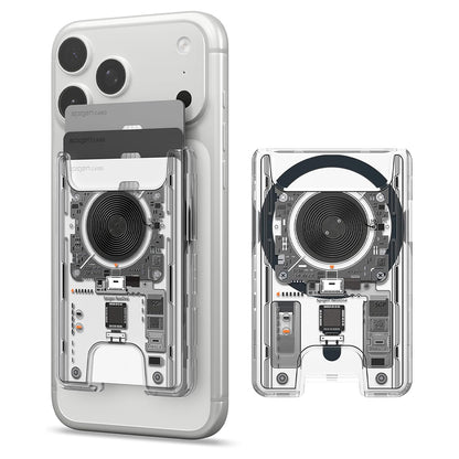 MagSafe-portemonnee, Spigen, Ultra Hybrid Zero One, Transparant AFA11403
