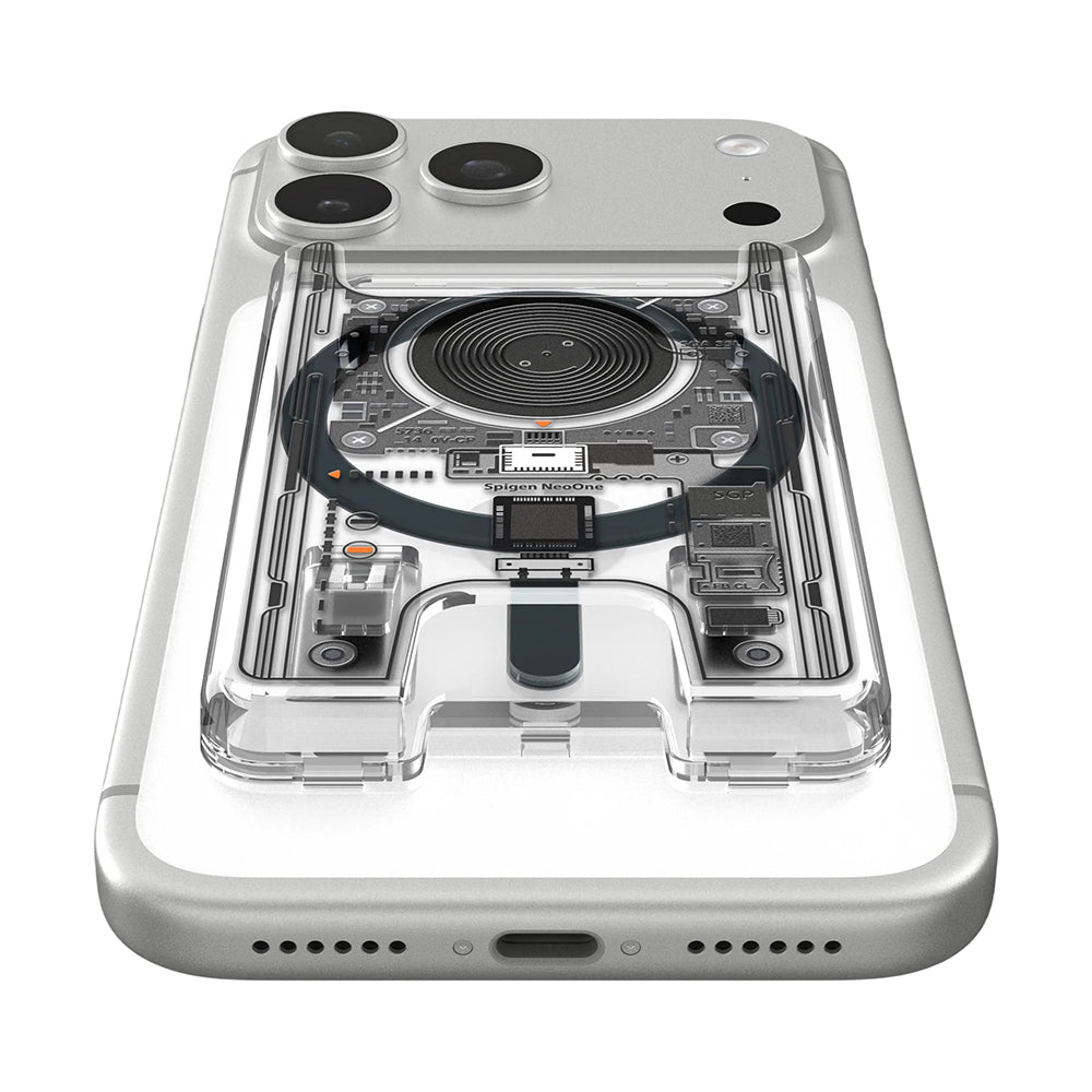 MagSafe-portemonnee, Spigen, Ultra Hybrid Zero One, Transparant AFA11403