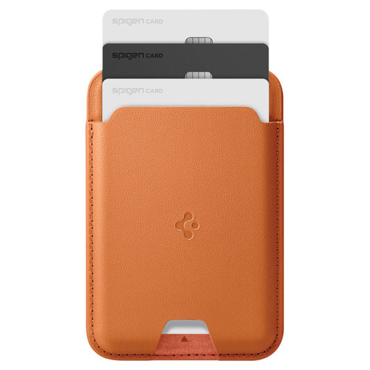 MagSafe-portemonnee, Spigen, Valentinus MagFit, Oranje AFA11339